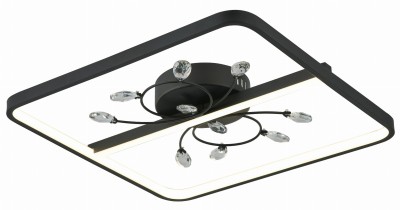 Dacota - plafon LED czarny mat. 639301-30