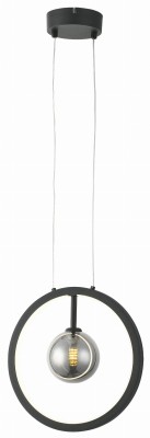 Omaha - lampa wisząca LED czarna 339501-30