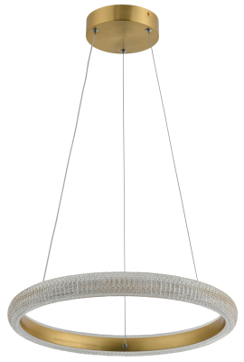 Vigo - lampa wisząca 1 płomienna LED złoty galwanizowany 340301-32