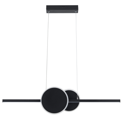 Gendra - lampa wisząca LED czarny mat 339901-30