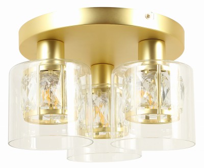 Elmo - plafon 3 płomienny złoty. 3xE14 638803-36