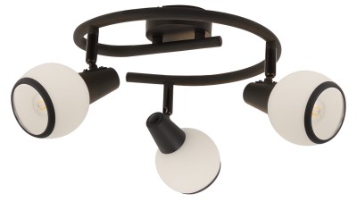 Loris - spirala 3 płomienna czarny mat.  817433-30