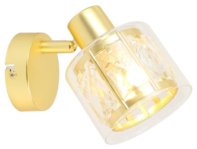 Elmo - kinkiet 1 płomienny jasne złoto 838801-36