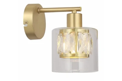 Elmo - kinkiet 1 płomienny złoty 238801-36