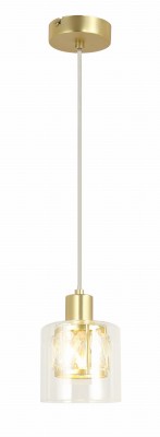 Elmo - lampa wisząca 1 płomienna złota 338801-36