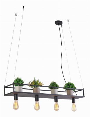 Fiore - lampa wisząca czarny mat 340601-30