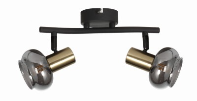 Lauree - listwa 2 płomienna czarny mat/złoty 841402-32