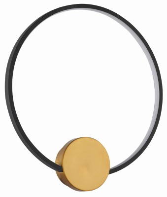 Condida - kinkiet LED złoty/czarny mat 241111-32