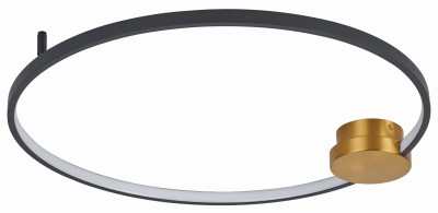 Condida - plafon LED złoty/czarnymat 641101-32