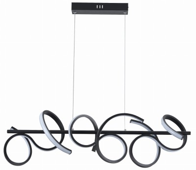 Lozanna - lampa wisząca LED czarny mat 343301-30