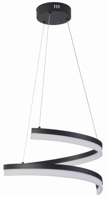 Monacor - lampa wisząca LED czarny mat. 1x28W 2240Lm. 342501-30