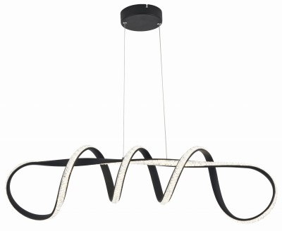 Vesper - lampa wisząca LED czarna. 343101-30