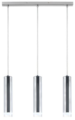 Ina - lampa wisząca chrom 3 pł.