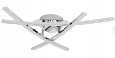 Oren - plafon 3 płomienny LED chrom.