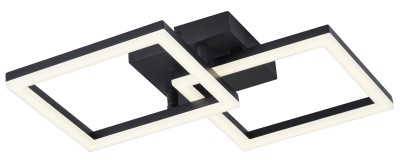 Brasco - plafon LED czarny mat 646102-30