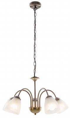 Lampa wisząca Larisa 5pł. patyna Reality 131505-04