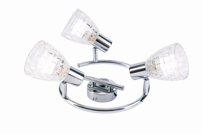 Ricky plafon 3 płomienny chrom 831133-06