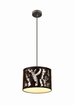 Lampa wisząca czarny-srebro CRAZY 333601-06