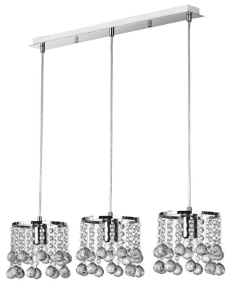 Lampa wisząca LONDON CRYSTAL 3 płomienna 327733-06