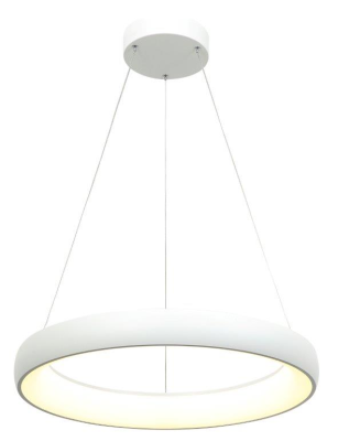 Lampa wisząca Lima Led koło biała 335801-01