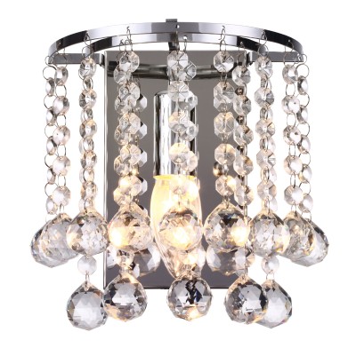 Lampa ścienna kinkiet kryształki LONDON  CRYSTAL  227701-06 REALITY
