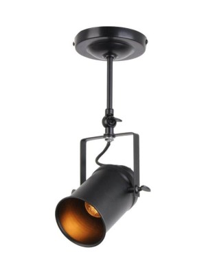 Gemma - lampa sufitowa czarna. 1xE27 638001-02