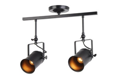 Gemma - lampa sufitowa czarna. 2xE27 638002-02