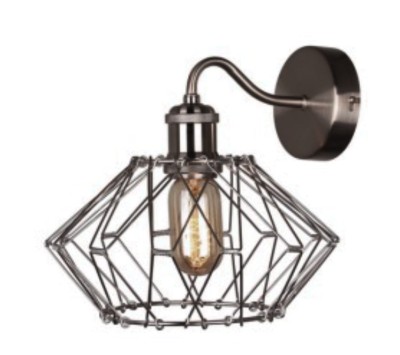 Cameleon - kinkiet 1 płomienny czarny 237401-29