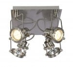 Fiji - plafon 4 płomienny satyna 623714-07