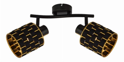 Thiago - listwa 2 płomienna czarna. 838402-02